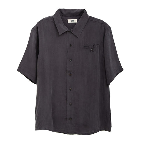 Oftt Grandpa Cool Short Sleeve Shirt Faded Charcoal Black SGCV100 Degli Uberti